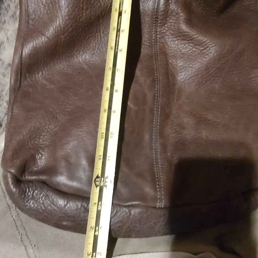 Duluth lifetime leather sling bag